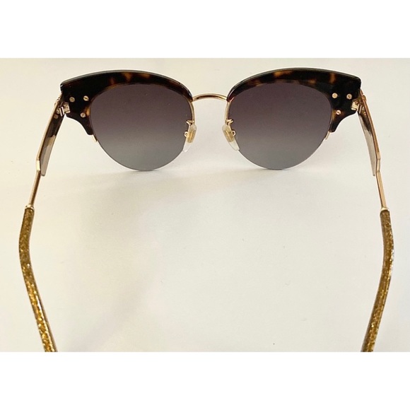 💯Authentic Gucci Sylvie Havana Cat Eye Sunglasses GG0283S - Picture 7 of 15